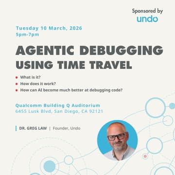 Cover Image for Agnetic Debugging Using Time Travel - UNDO - Dr. Greg Law
