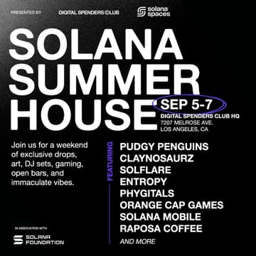 Cover Image for Solana Summer House Sunday