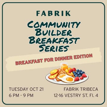 Cover Image for Community Builder Breakfast Series: Breakfast For Dinner Edition– Flipping the Script on Community Building