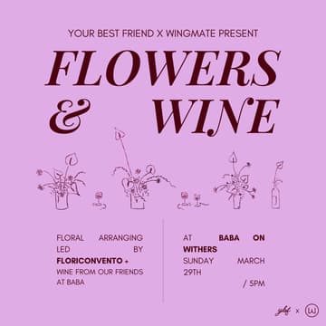 Cover Image for FLOWERS & WINE