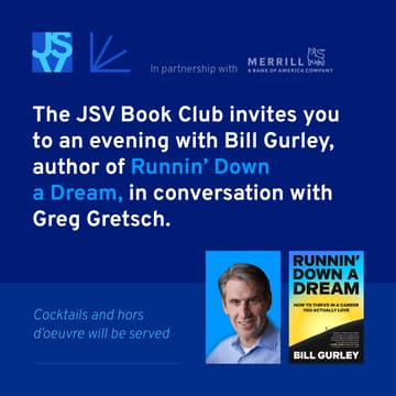 Foto de portada de JSV Book Club: Runnin' Down a Dream with Bill Gurley