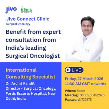 Cover Image for Jivo Connect Clinic - Surgical Oncology