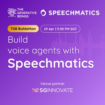 Cover Image for Build Voice Agents with Speechmatics | TGB Buildathon