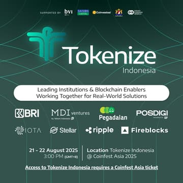 Cover Image for Tokenize Indonesia - Live RWA Use Cases @ (in)Side Event Coinfest Asia 2025