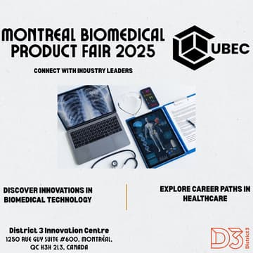 Cover Image for Montreal Biomedical Product Fair by CUBEC