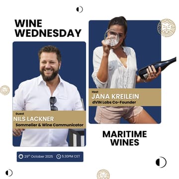 Cover Image for π Wine Wednesday β Maritime Wines with Nils Lackner π·