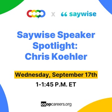 Cover Image for COOP x Saywise AMA Session: Chris Koehler