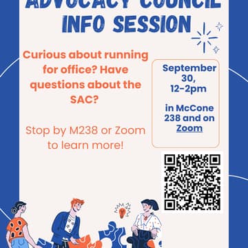 Cover Image for Student Advocacy Council Info Session