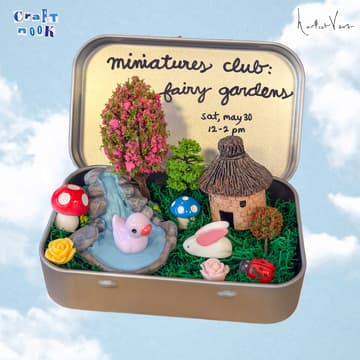 Cover Image for miniatures club: fairy gardens