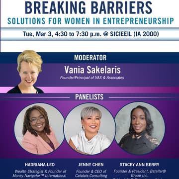 Cover Image for Breaking Barriers: Solutions for Women in Entrepreneurship - IWD