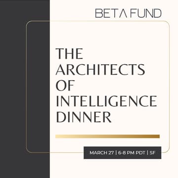 Cover Image for The Architects of Intelligence Dinner