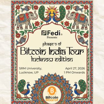 Cover Image for Bitcoin India Tour- Lucknow Edition