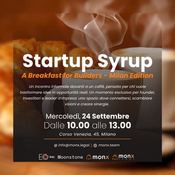 Cover Image for Startup Syrup - A Breakfast for Builders (Milan Edition)