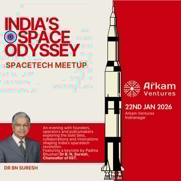 Cover Image for India's Space Odyssey with Dr BN Suresh | Arkam Ventures