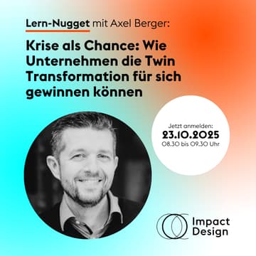 Cover Image for Axel Berger, CSO von Haniel und von enkelfähig e.V.: Krise als Chance - Wie Unternehmen die Twin Transformation für sich gewinnen können