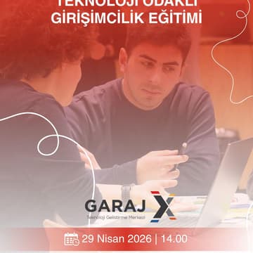 Cover Image for Teknoloji Odaklı Girişimcilik Eğitimi