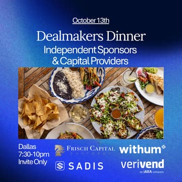 Cover Image for Dealmakers Dinner- Dallas