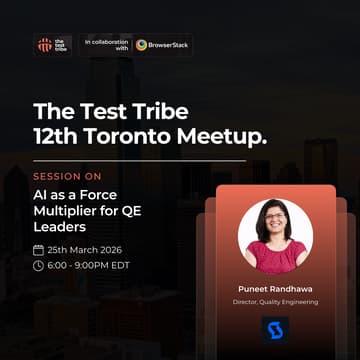 Cover Image for AI as a Force Multiplier for QE Leaders | 12th Toronto Meetup