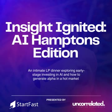 Cover Image for Insight Ignited: AI Hamptons Edition, hosted by StartFast Ventures