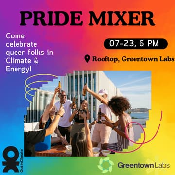 Cover Image for Out in Climate Boston - Annual Pride Mixer🌈