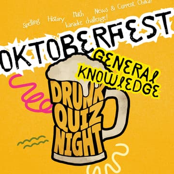 Cover Image for Drunk Quiz Night: General Knowledge (Friday, October 24 | 8PM)