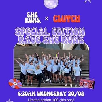 Cover Image for She Runs Special Edition Rave Run x Clutch