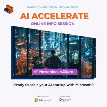 Cover Image for BLOCK71 Online Info Session: Special Growth Track – AI Accelerate