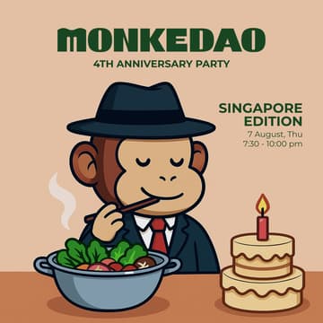 Cover Image for MonkeDAO - 4th Anniversary Party