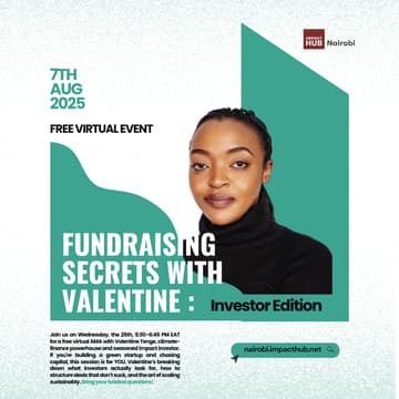 Cover Image for AMA : Fundraising Secrets With Valentine Tenge