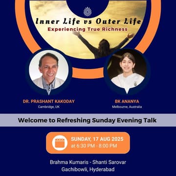 Cover Image for Sun. Talk - Inner Life vs Outer Life: Experiencing True Richness