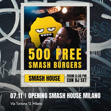 Cover Image for OPENING SMASH HOUSE MILANO