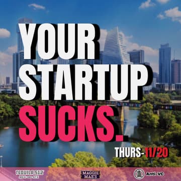 Cover Image for Your Startup Sucks | Live Pitch Comedy Show