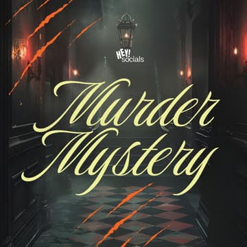 Cover Image for Murder Mystery Game Night (Friday, January 30 | 8PM)