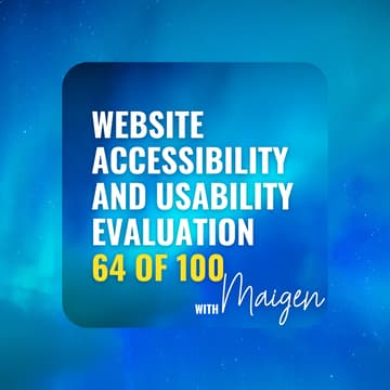 Cover Image for Website Accessibility and Usability Evaluation 64 of 100