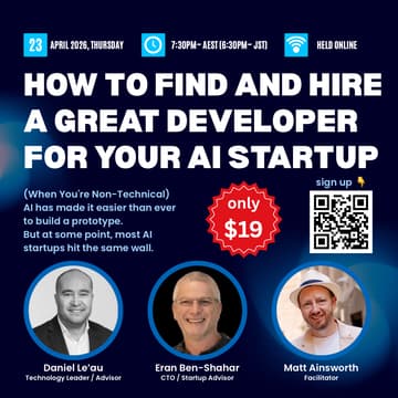 Cover Image for How to Find and Hire a Great Developer for Your AI Startup (When You're Non-Technical)