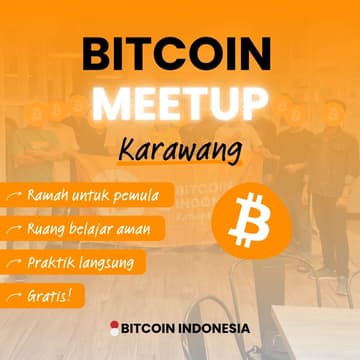 Cover Image for Bitcoin Indonesia Community Meetup Karawang 11 April 2026