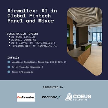 Cover Image for Airwallex: AI in Global Fintech Panel and Mixer