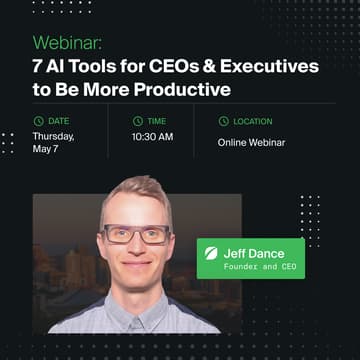 Cover Image for 7 AI Tools for CEOs & Executives to Be More Productive