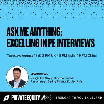 Cover Image for Ask Me Anything: Excelling in PE Interviews