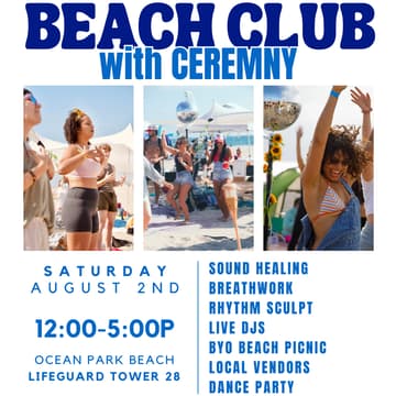 Cover Image for Superbloom Beach Club with CEREMNY