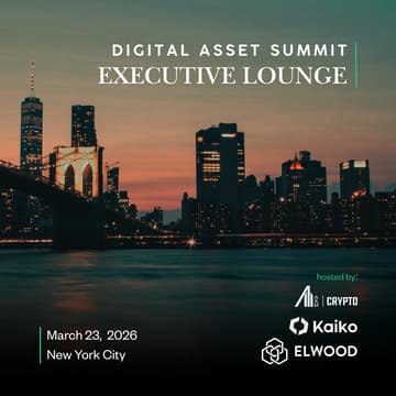 Cover Image for DAS: Executive Lounge hosted by Elwood, A&M Crypto, and Kaiko