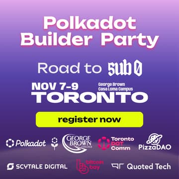 Cover Image for Polkadot Builder Party - Toronto