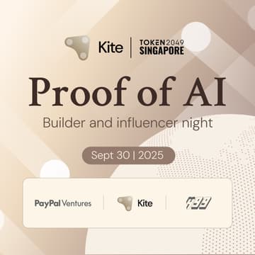 Cover Image for Proof of AI - Builder & Influencer Night @TOKEN2049SG by PayPal Ventures & KITE AI & 499