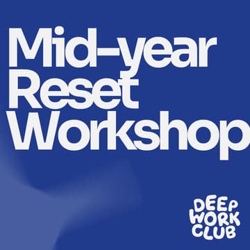 Cover Image for Mid-year Reset - A Workshop for Startup Operators & Founders