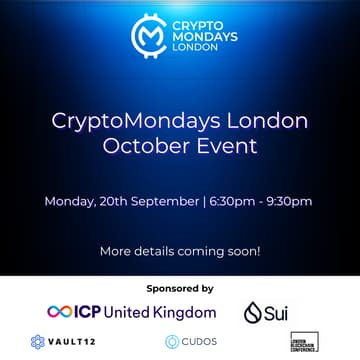 Cover Image for CryptoMondays London October Event