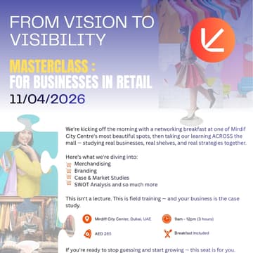 Cover Image for From Vision To Visibility : Masterclass For Retail Businesses