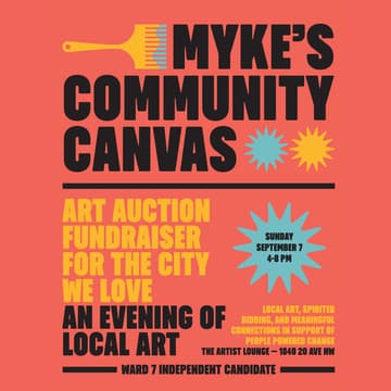 Cover Image for Myke’s Community Canvas: Art Auction fundraiser
