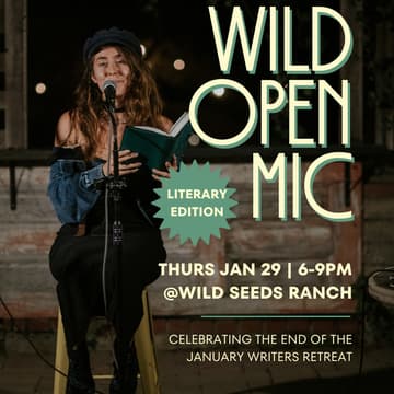 Cover Image for Wild Open Mic - Writers Edition
