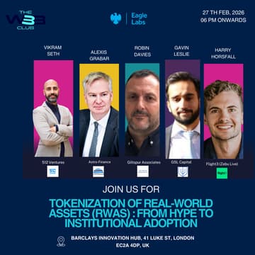Cover Image for The W3B Club : Tokenization of Real-World Assets (RWAs): From Hype to Institutional Adoption