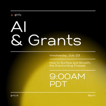 Cover Image for AI + Grants: How to Surface and Simplify the Grantwriting Process